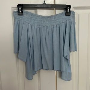 Kimchi Blue off the shoulder cropped top